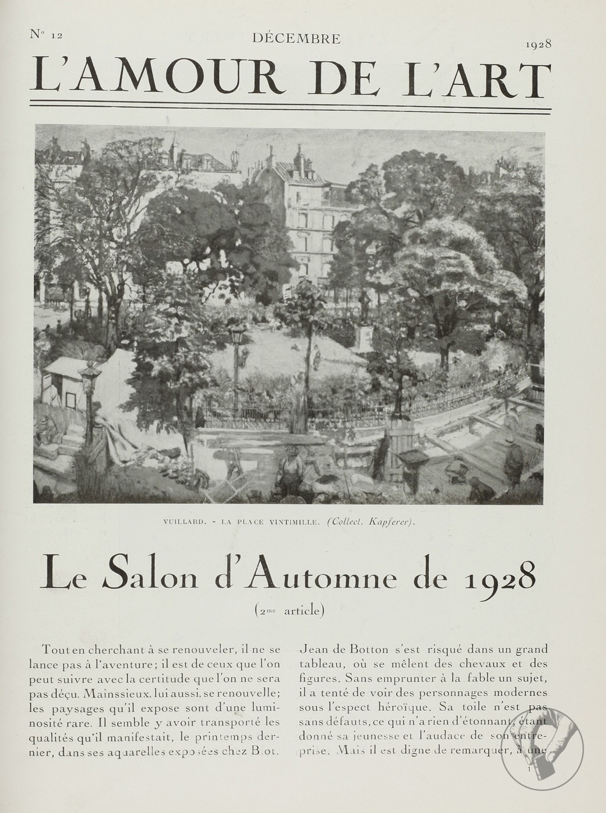 L'Amour de l'art