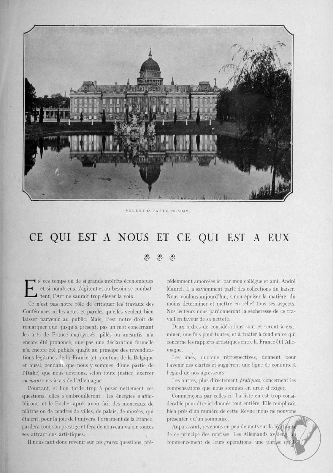 La Renaissance de l'art français et des industries de luxe