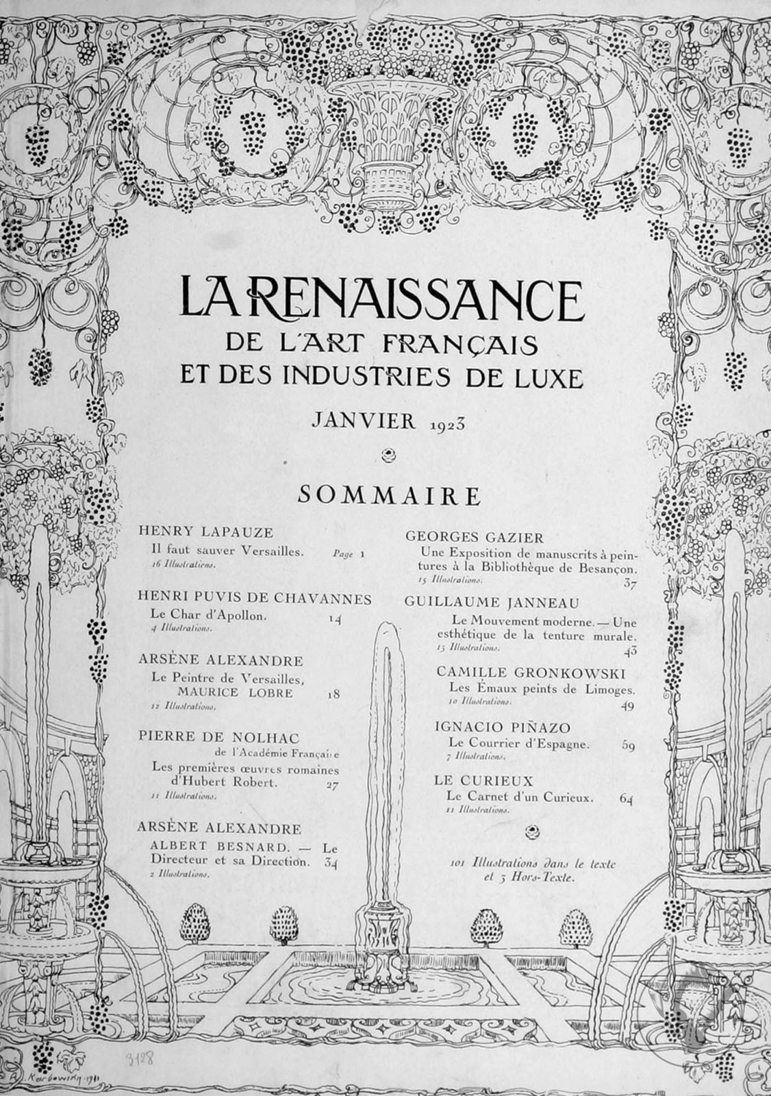 La Renaissance de l'art français et des industries de luxe