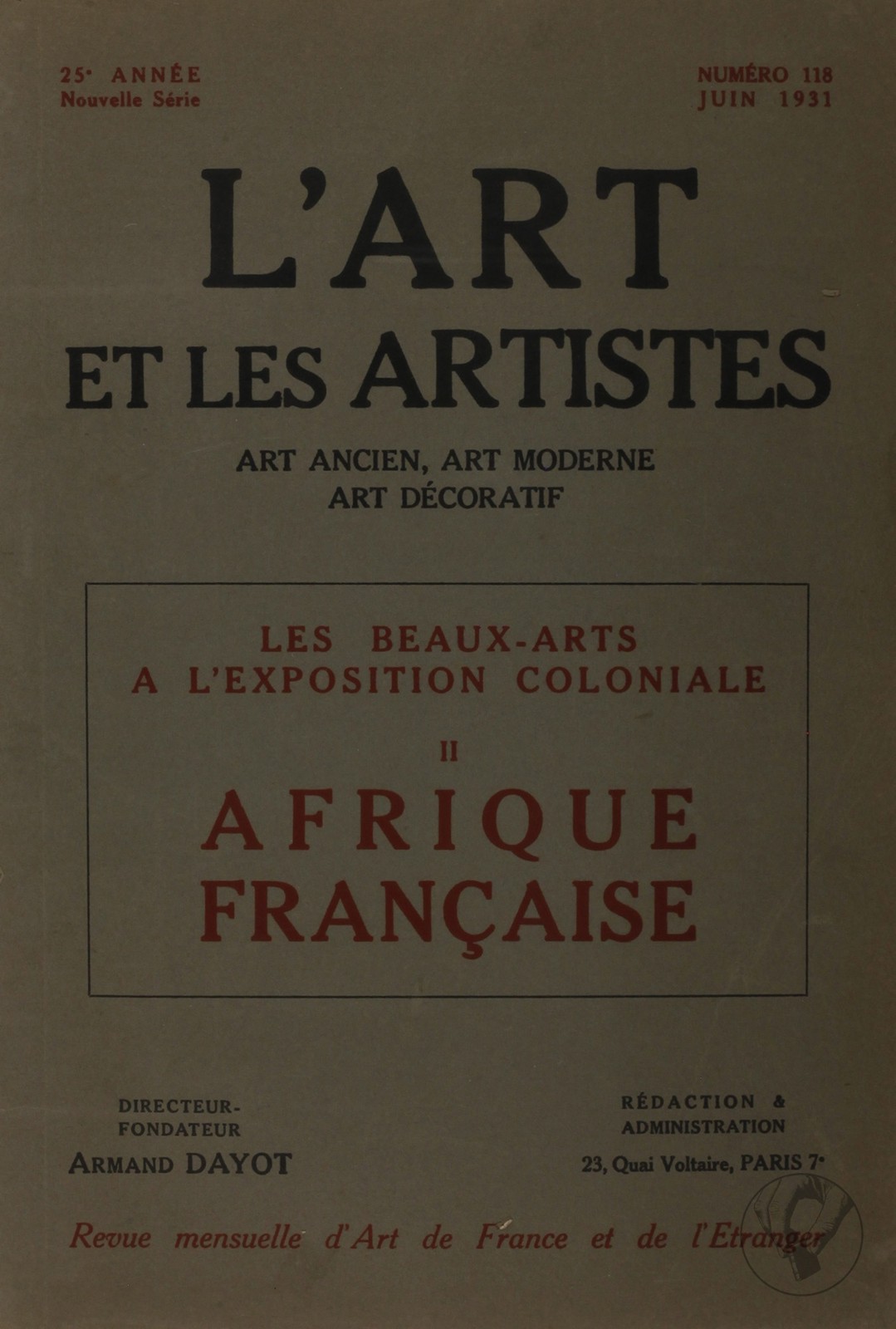 L'Art et les Artistes