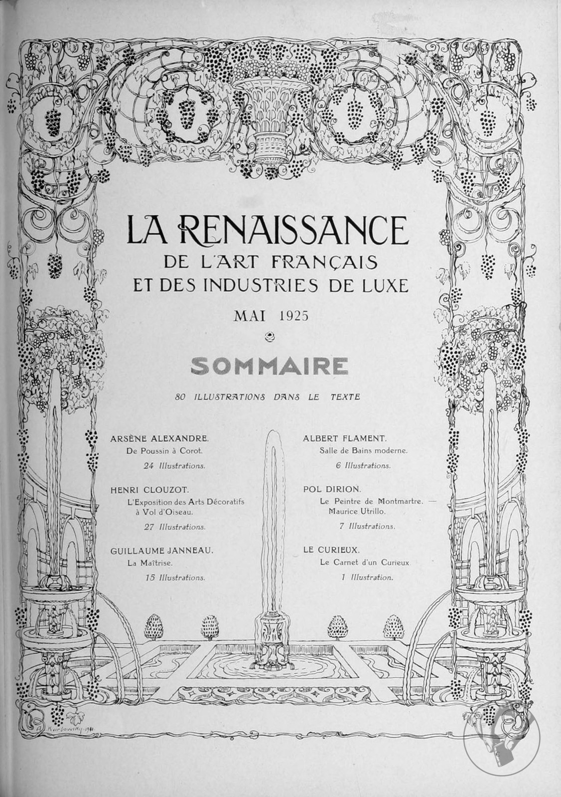 La Renaissance de l'art français et des industries de luxe