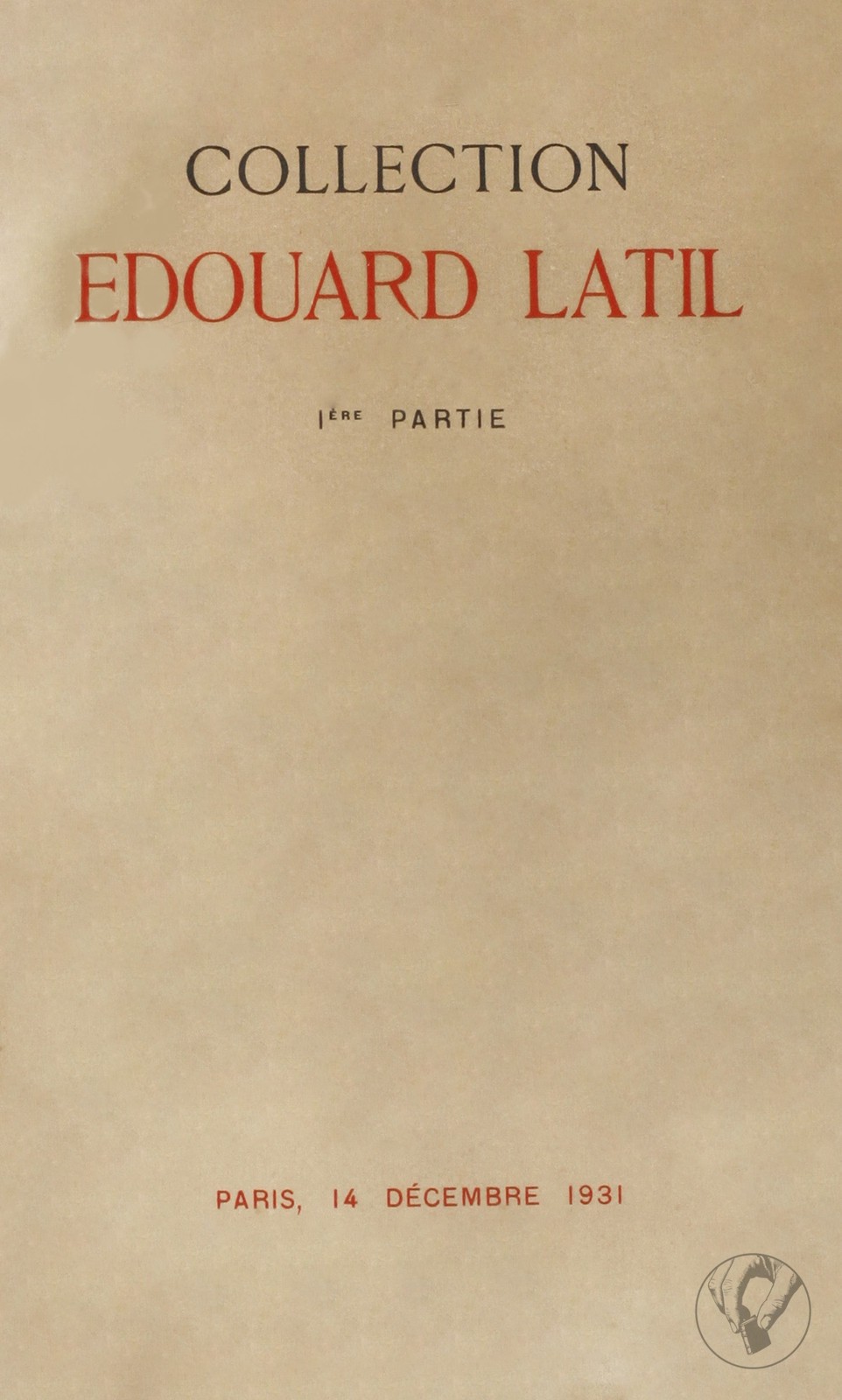 Collection Édouard Latil - Tableaux Modernes, Aquarelles et Dessins