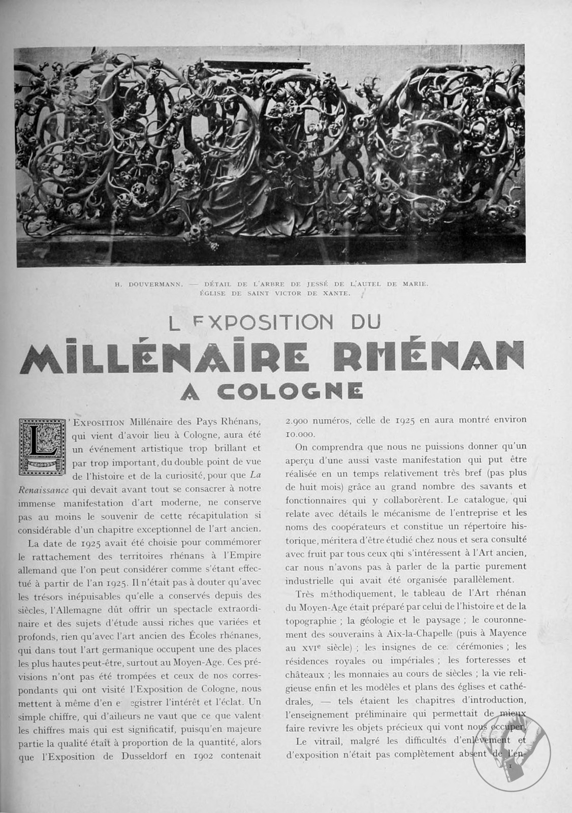 La Renaissance de l'art français et des industries de luxe