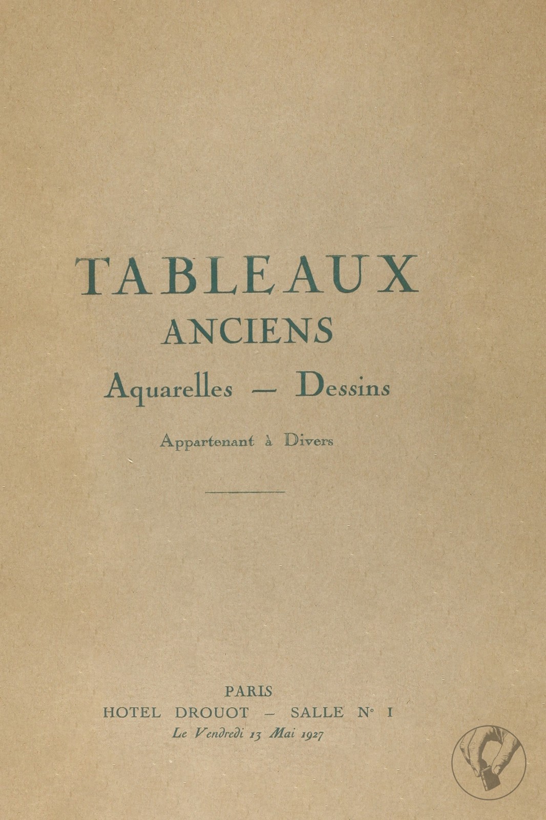 Tableaux Anciens - Aquarelles & Dessins