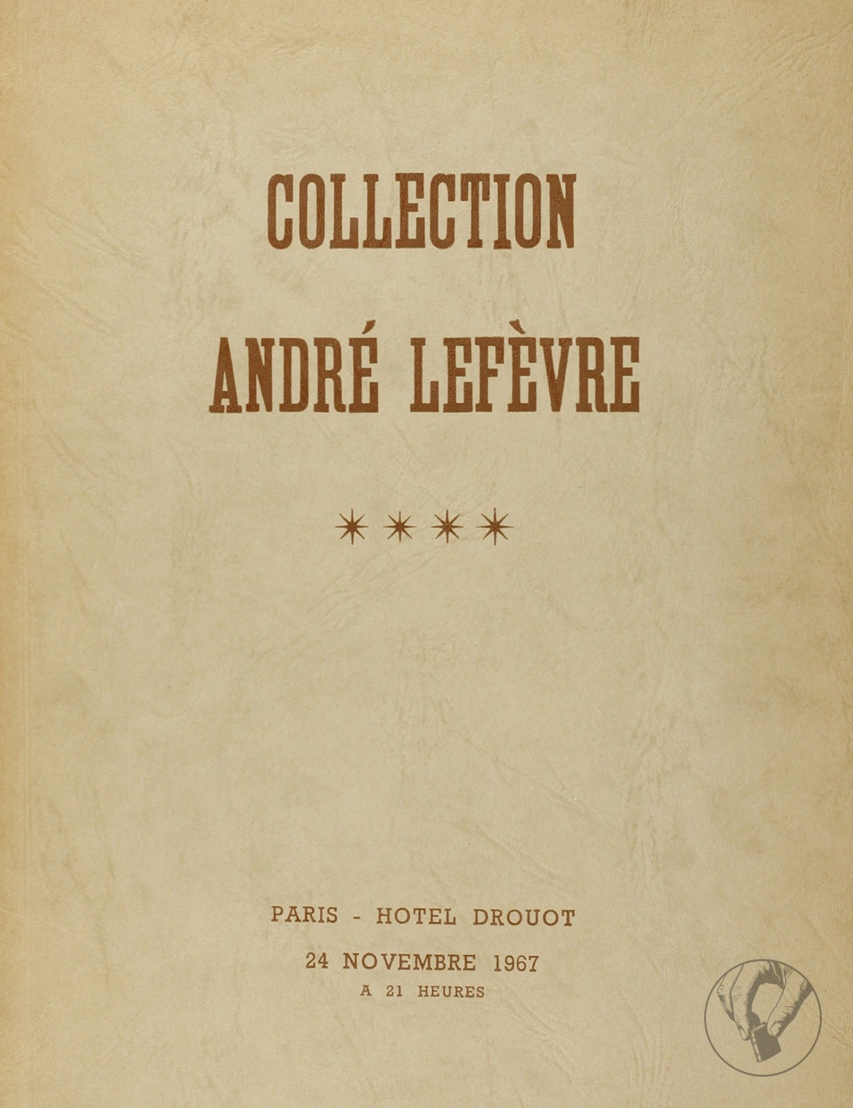 Collection André Lefèvre - Tableaux Modernes, Dessins, Aquarelles et Sculptures