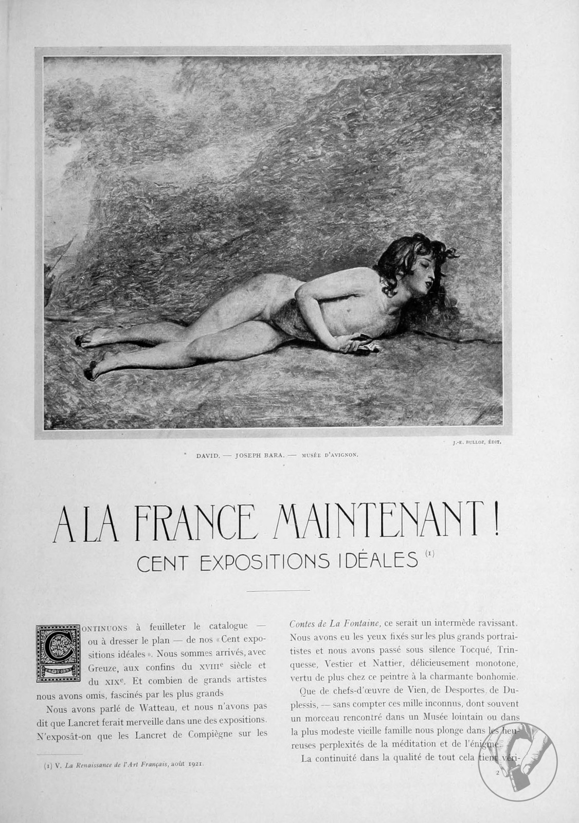 La Renaissance de l'art français et des industries de luxe