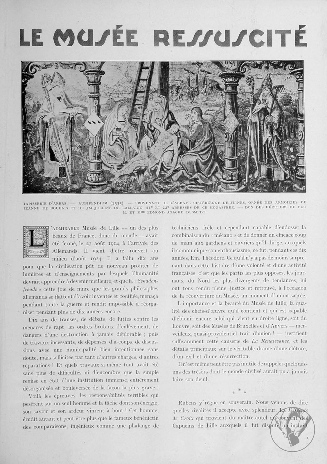 La Renaissance de l'art français et des industries de luxe