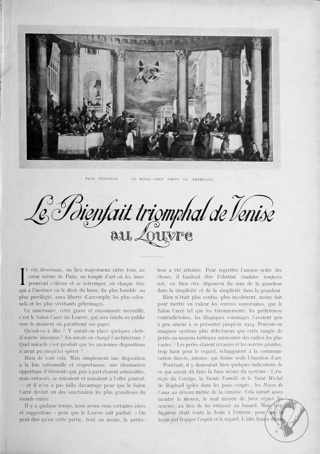 La Renaissance de l'art français et des industries de luxe