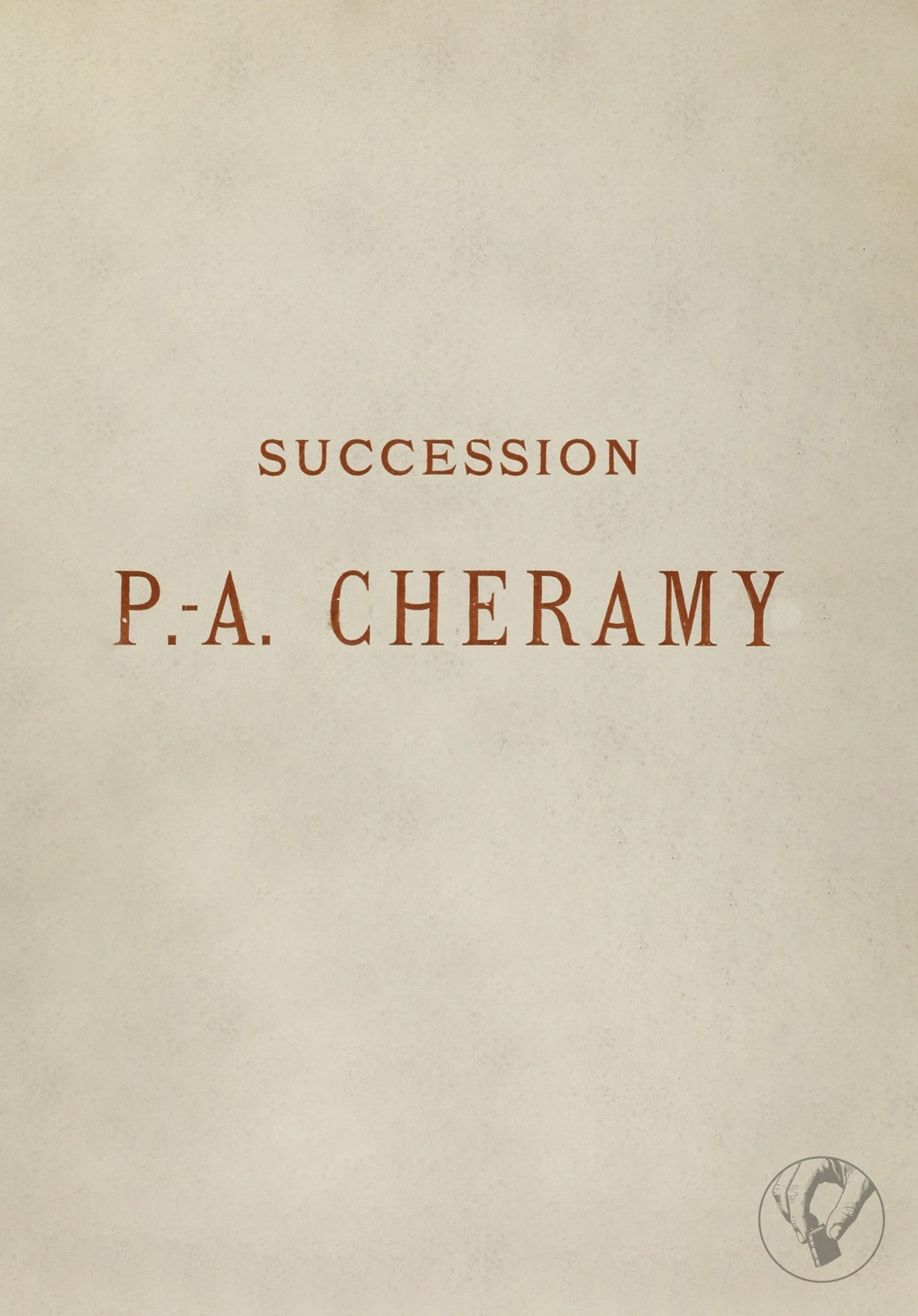 Succession P. A. Cheramy - Tableaux et Sculptures