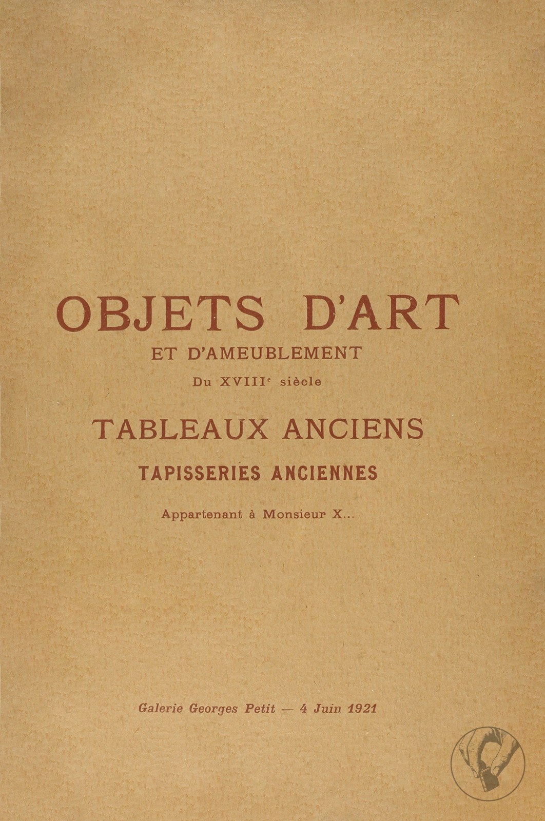 Objets d'Art et d'Ameublement du XVIIIe siècle - Tableaux et Tapisserie Anciennes