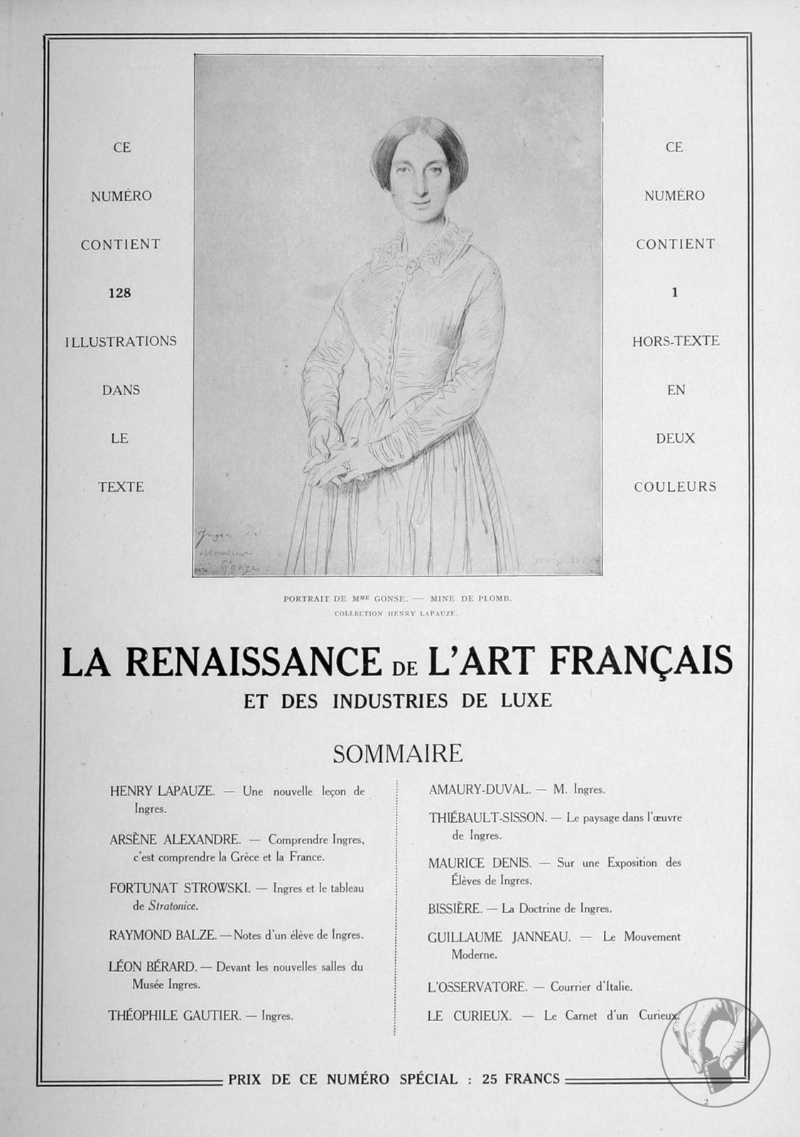 La Renaissance de l'art français et des industries de luxe