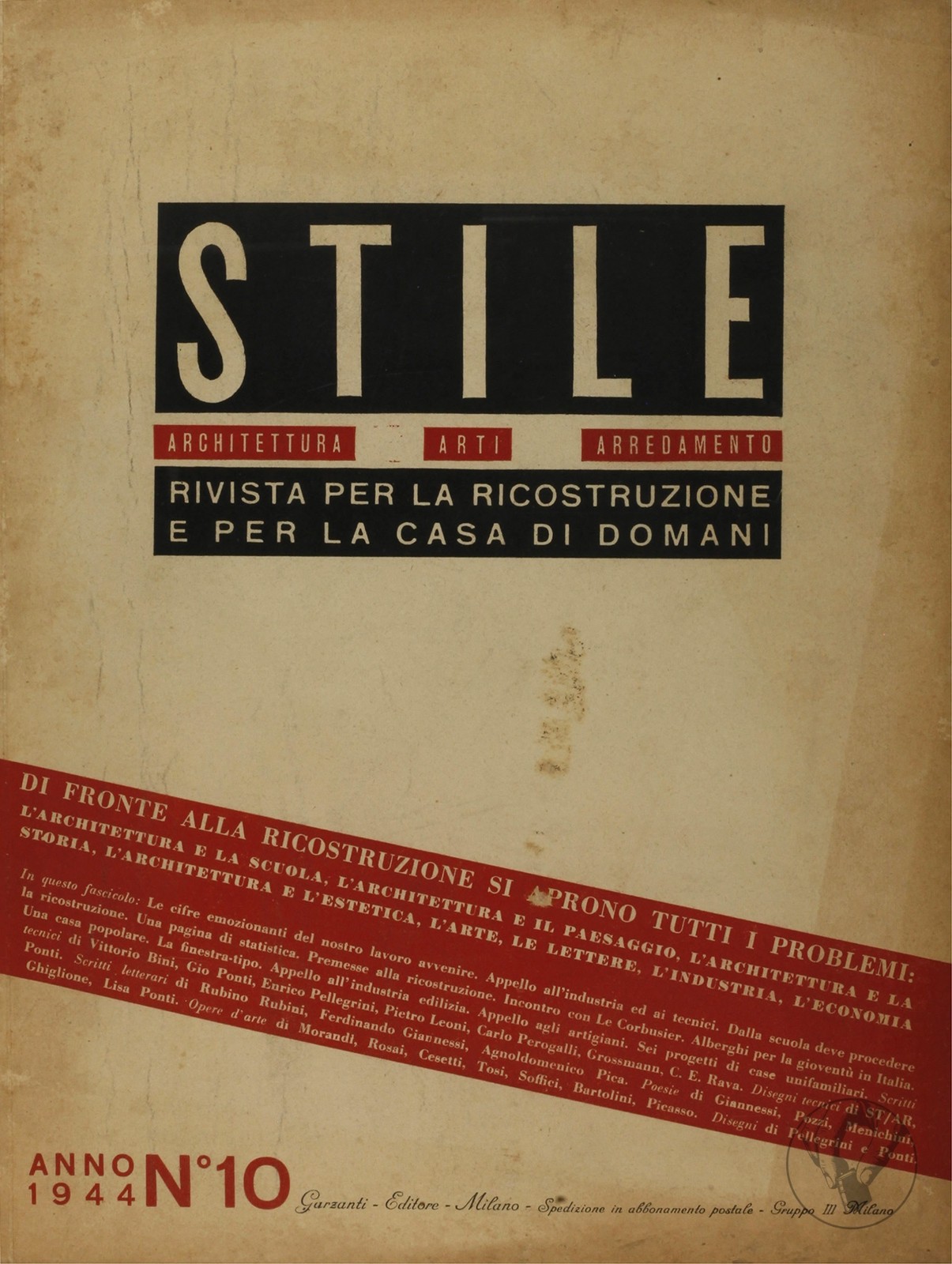 Stile - rivista per la ricostruzione