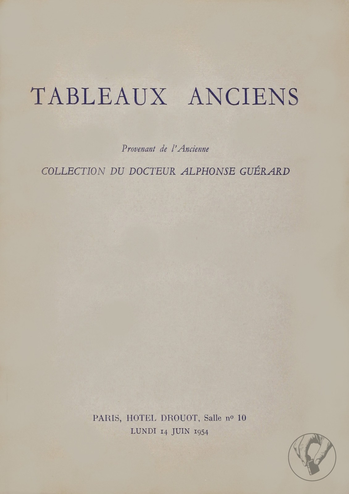 Collection Alphonse Guérard - Tableaux Anciens 