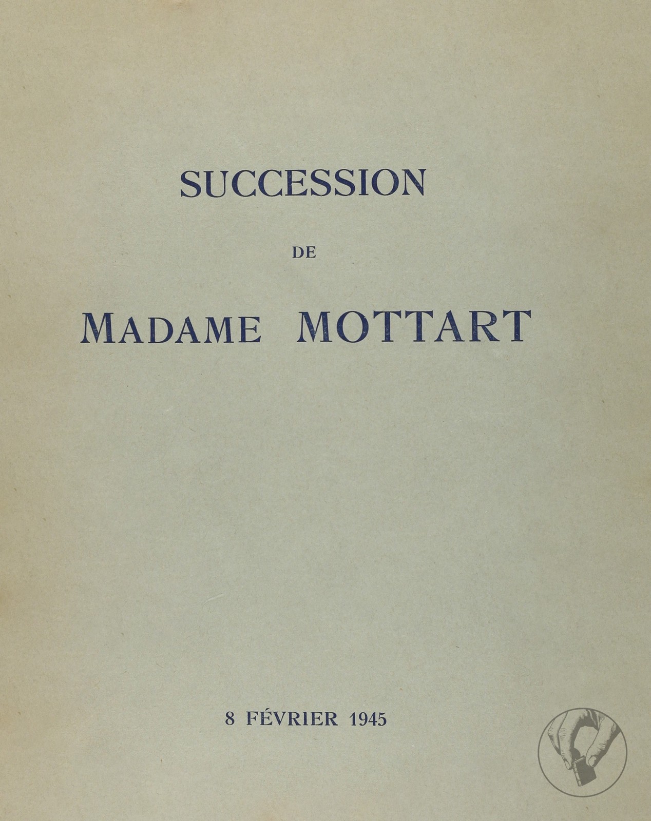 Succession de Madame Mottart - Tableaux, Dessins, Objets d'Art