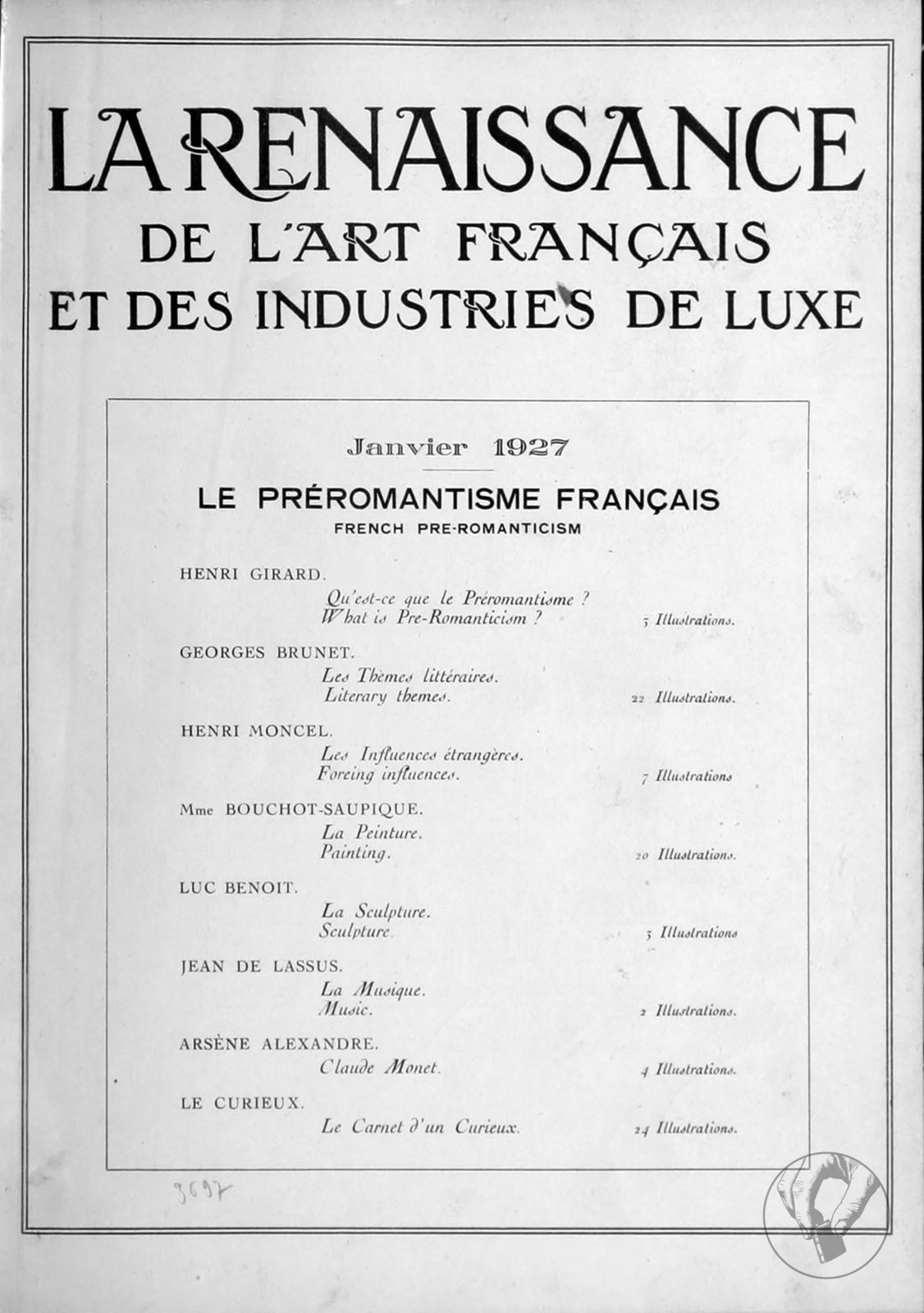 La Renaissance de l'art français et des industries de luxe