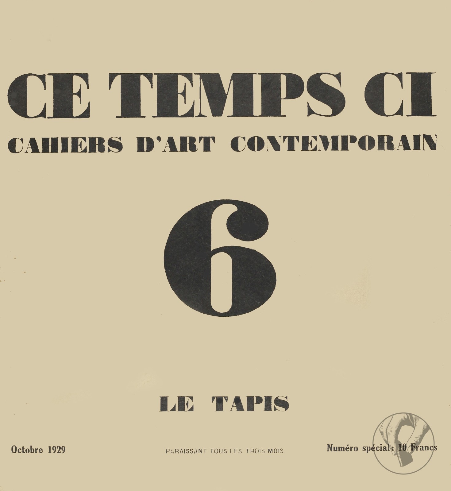 Ce temps-ci - cahiers d'art contemporain