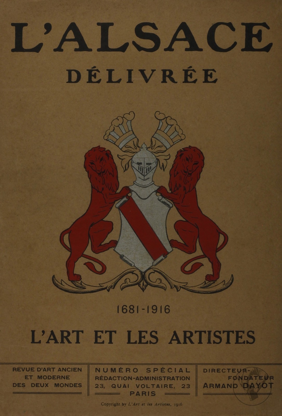 L'Art et les Artistes - L'Alsace délivrée