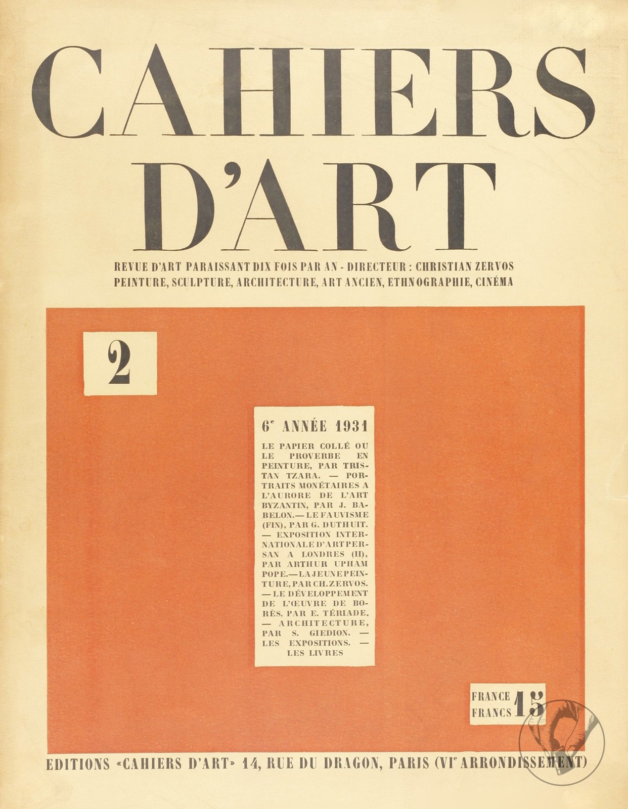 Cahiers d'Art