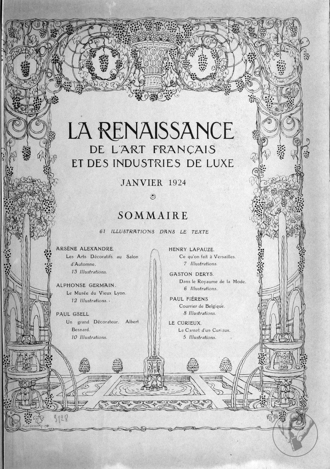 La Renaissance de l'art français et des industries de luxe