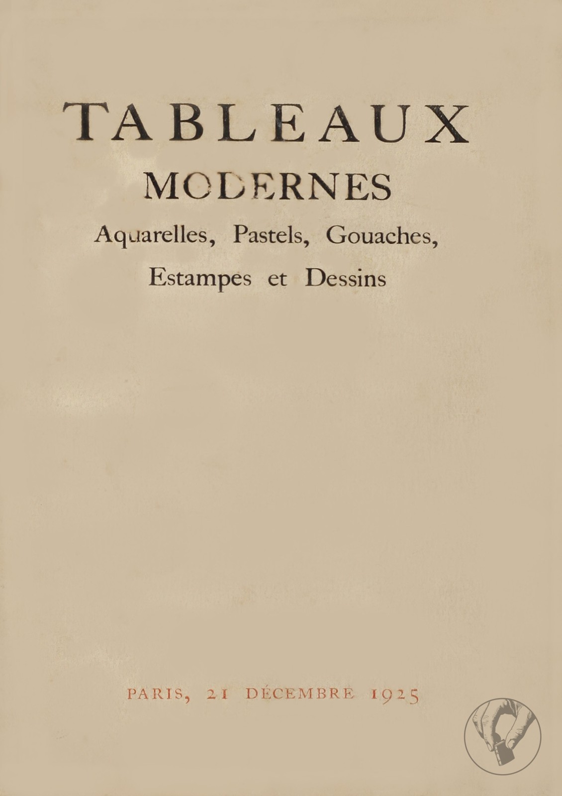 Tableaux Modernes, Aquarelles, Pastels, Gouaches, Estampes et Dessins