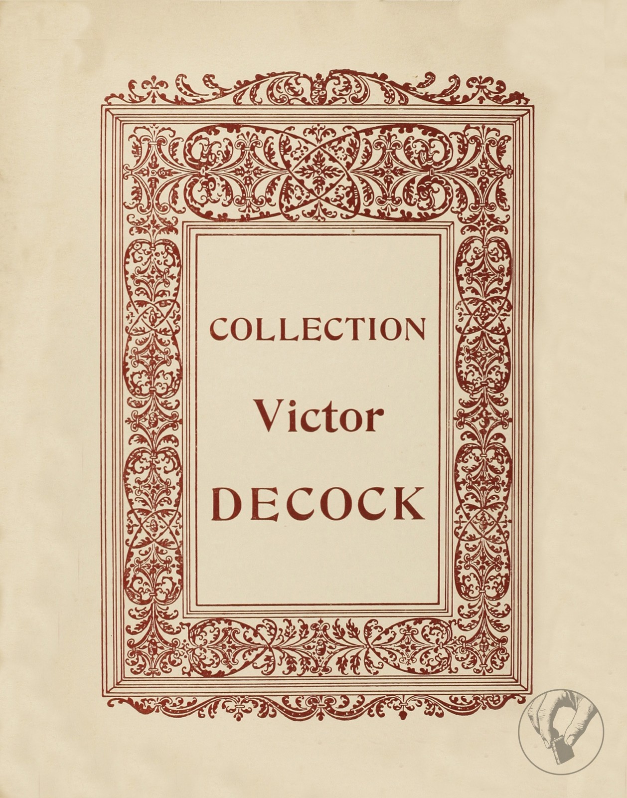 Collection Victor Decock - Tableaux Anciens et Dessins