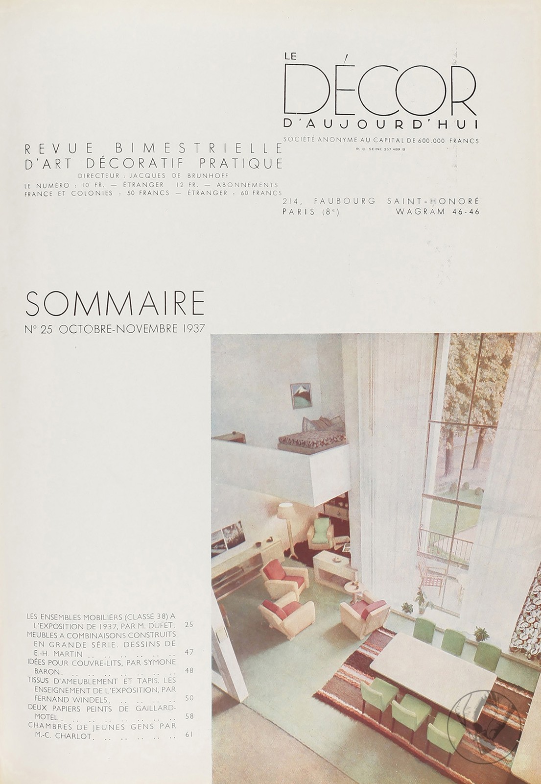 Le Décor d'Aujourd'hui