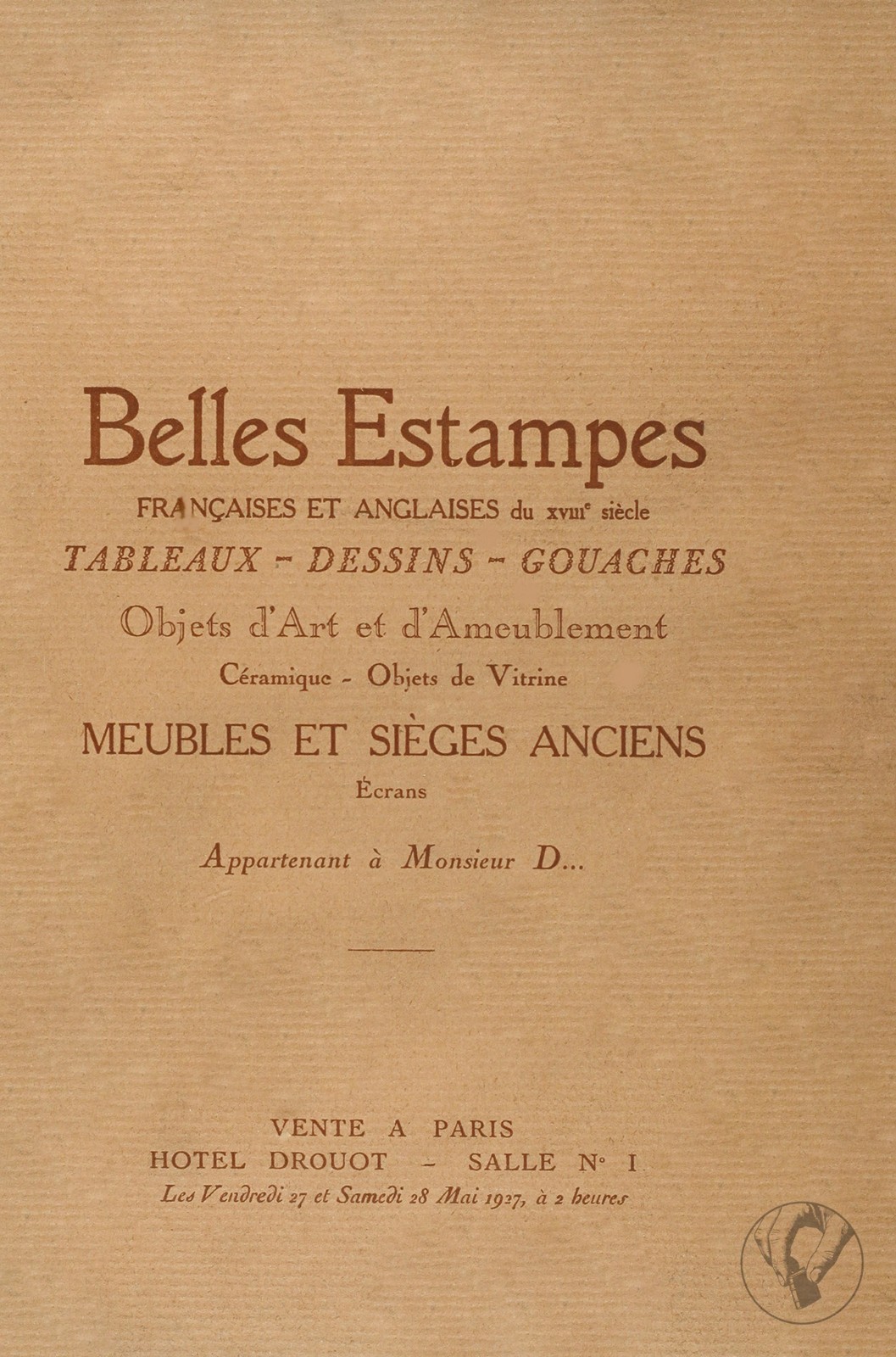 Belles Estampes Françaises et Anglaises du XVIIIe Siècle